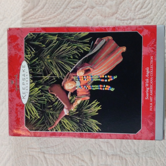 Hallmark Soaring With Angels 1998 Keepsake Ornament Americana Collection - Picture 1 of 15